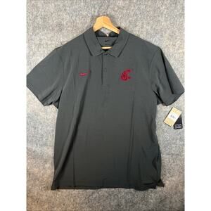 Nike Dri-Fit On Field Washington State Cougars Football Mens XL Polo shirt NWT